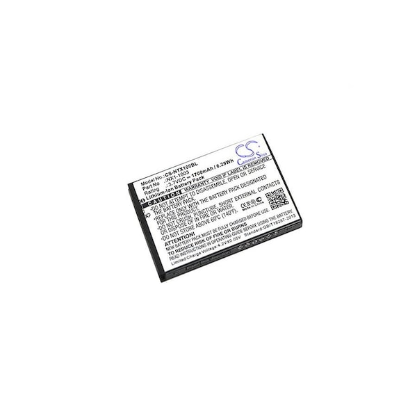 Bsc Preferred Handheld Nautiz X1 Barcode Replacement Battery CS-NTX100BL - main